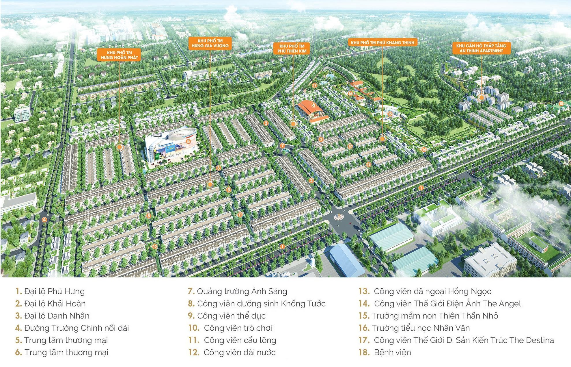 Nội khu dự án Gem Sky World